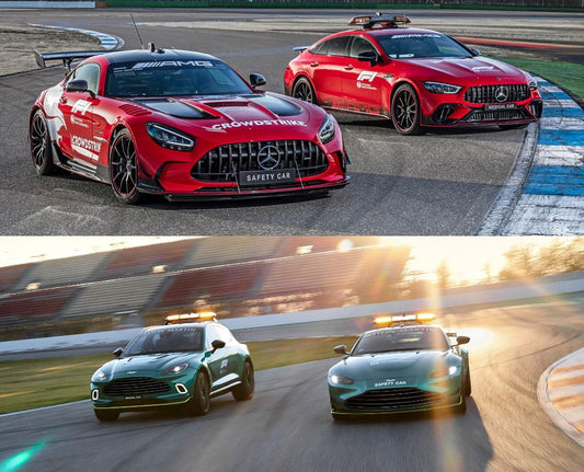AMG Muscle or British Brilliance? The Battle of the F1 Safety Cars