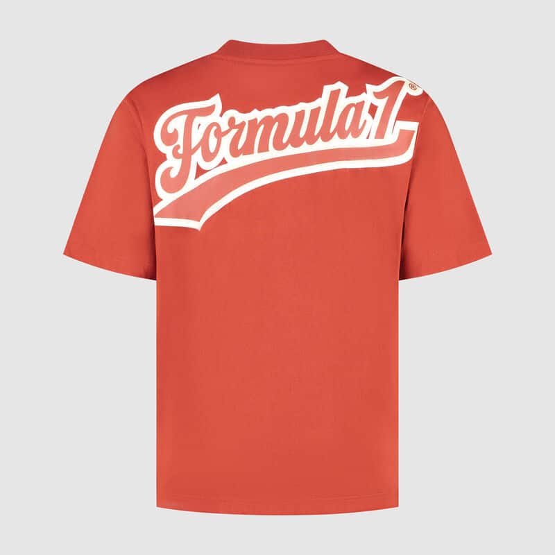 F1 FW HERITAGE LOGO TEE HERITAGE RED