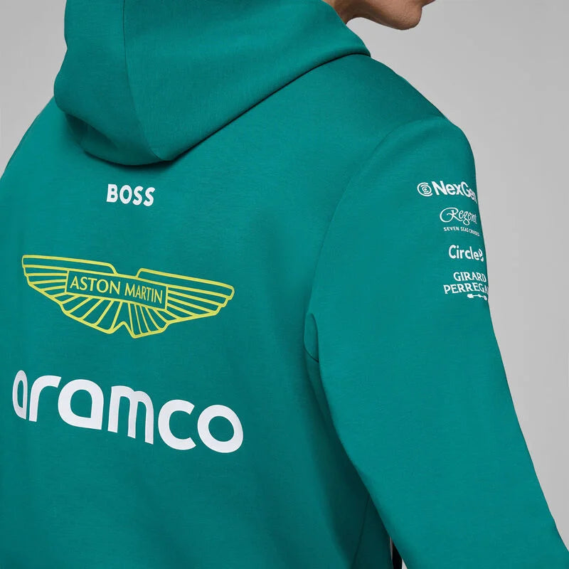 Aston Martin F1 Drivers Hoodie Green – 2025 Edition