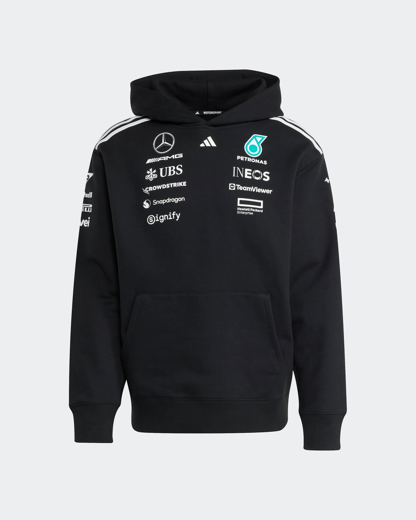 Mercedes-Amg Petronas F1 Men's Hoodie Black – 2025 Edition