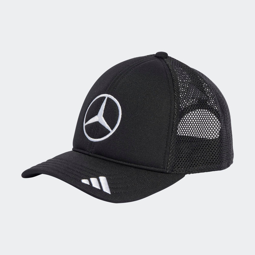Mercedes F1 Team Snapback Star Trucker Race Cap Black