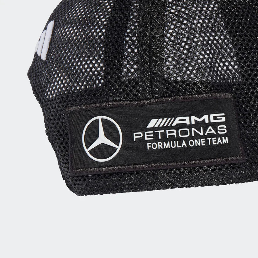 Mercedes F1 Team Snapback Star Trucker Race Cap Black