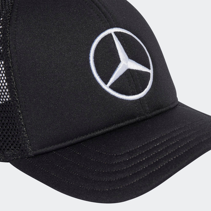 Mercedes F1 Team Snapback Star Trucker Race Cap Black