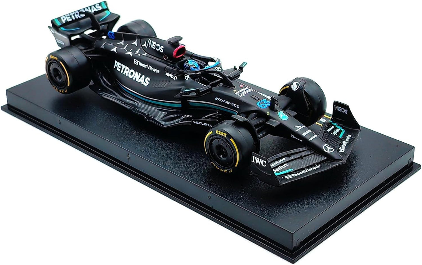 1:24 MERCEDES F1 W14 RUSSELL #63 WITH DRIVER