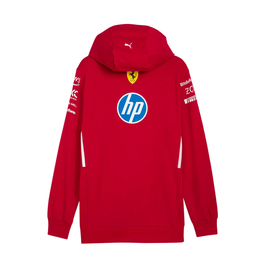 Scuderia Ferrari Team Hoodie Dark Cherry – 2025 Edition