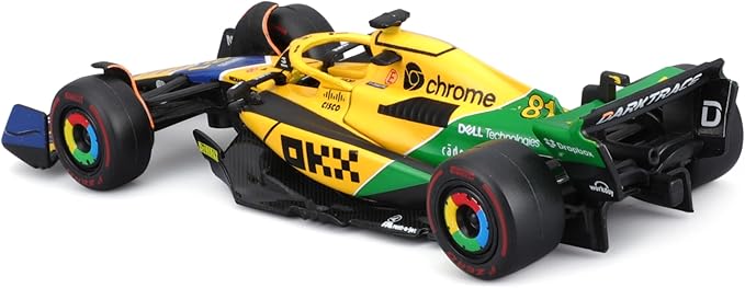 1:43 McLaren Diecast Model MCL38 – #4 & #81 by Bburago Senna Version (Monaco GP)