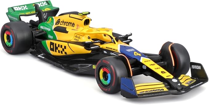 1:43 McLaren Diecast Model MCL38 – #4 & #81 by Bburago Senna Version (Monaco GP)