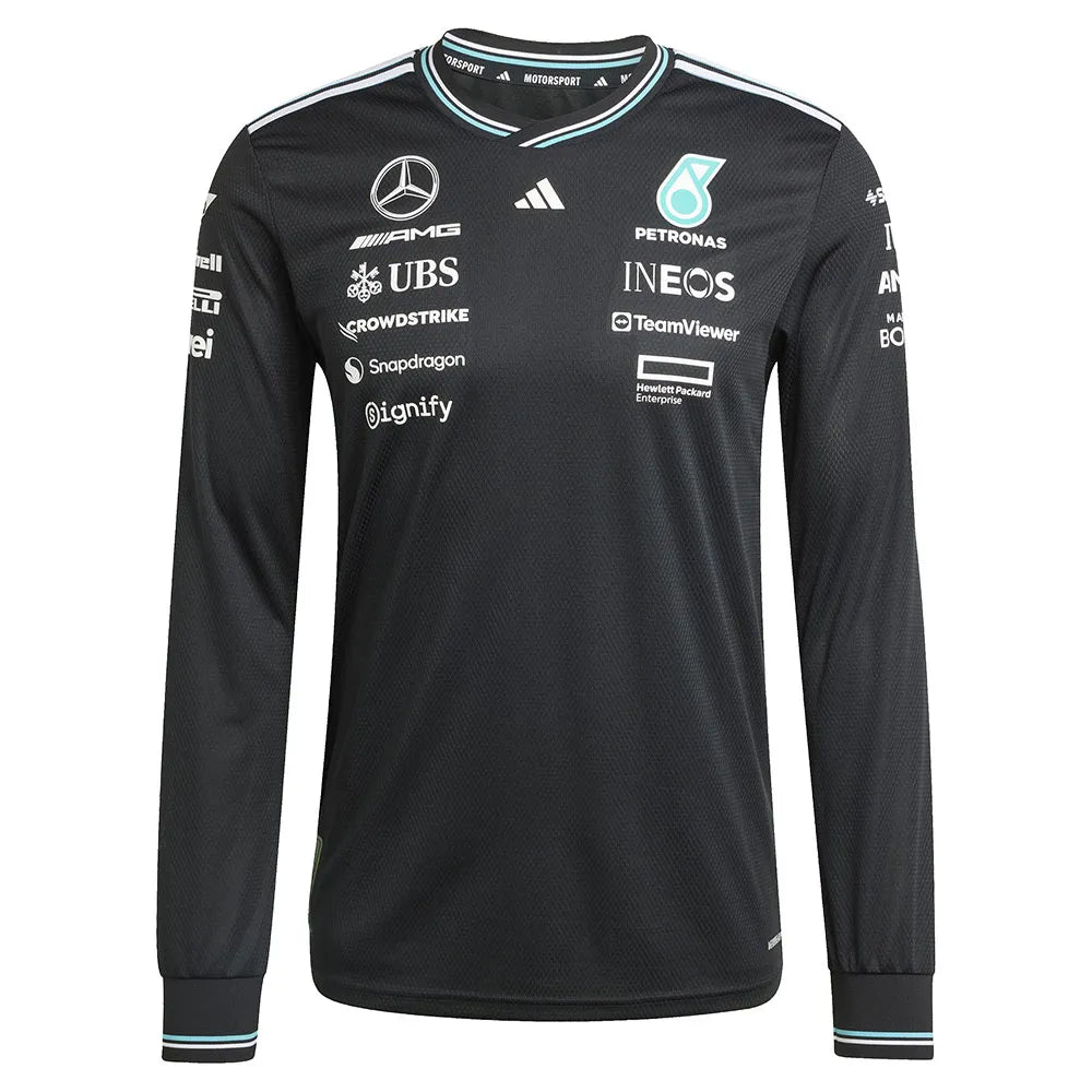 Mercedes-Amg Petronas F1 Men's Driver Long sleve Jersey – 2025 Edition