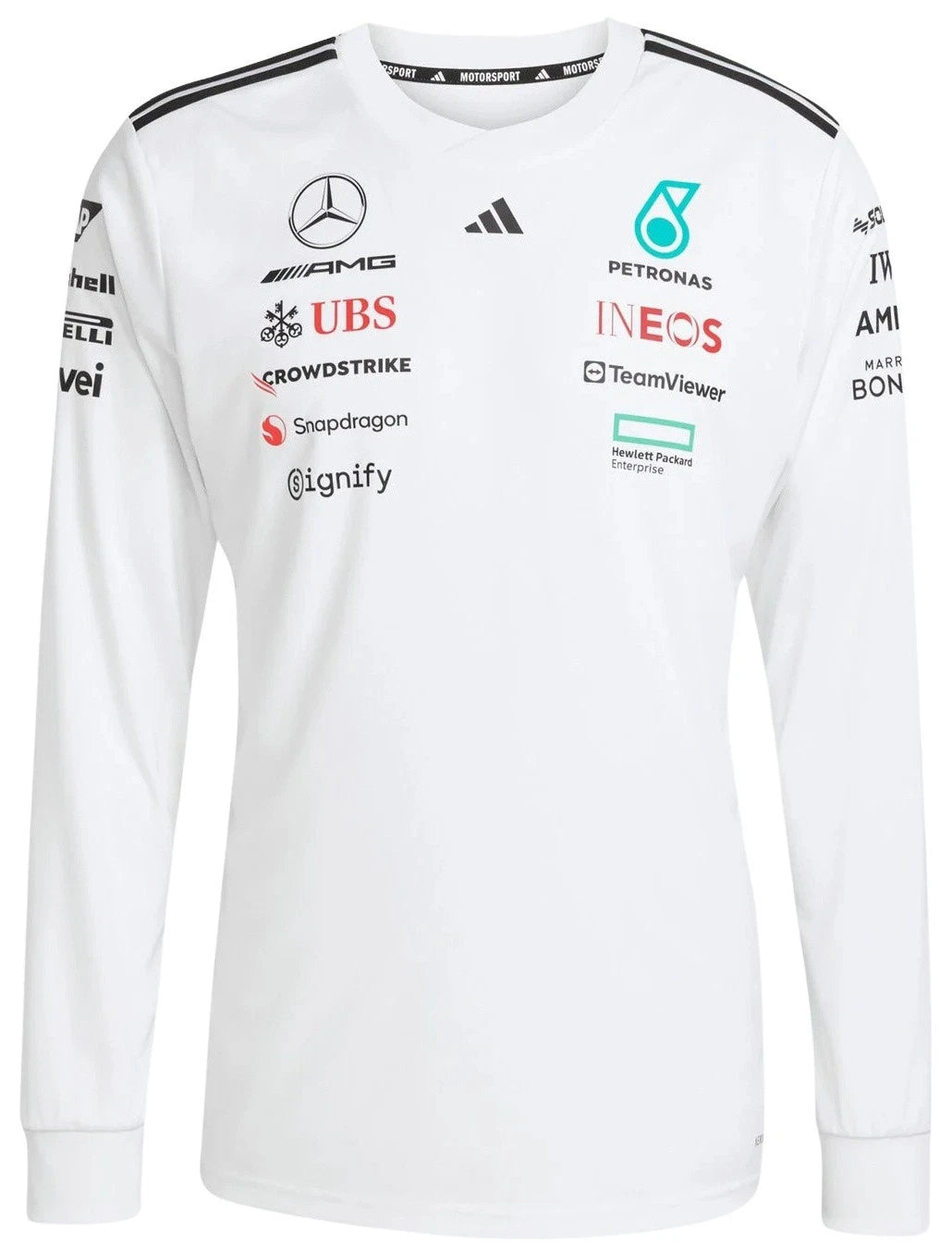 Mercedes-Amg Petronas F1 Men's Driver Long sleve Jersey – 2025 Edition