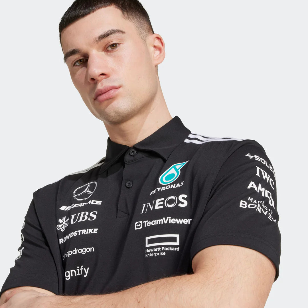 Mercedes-Amg Petronas F1 Men's Team Polo – 2025 Edition