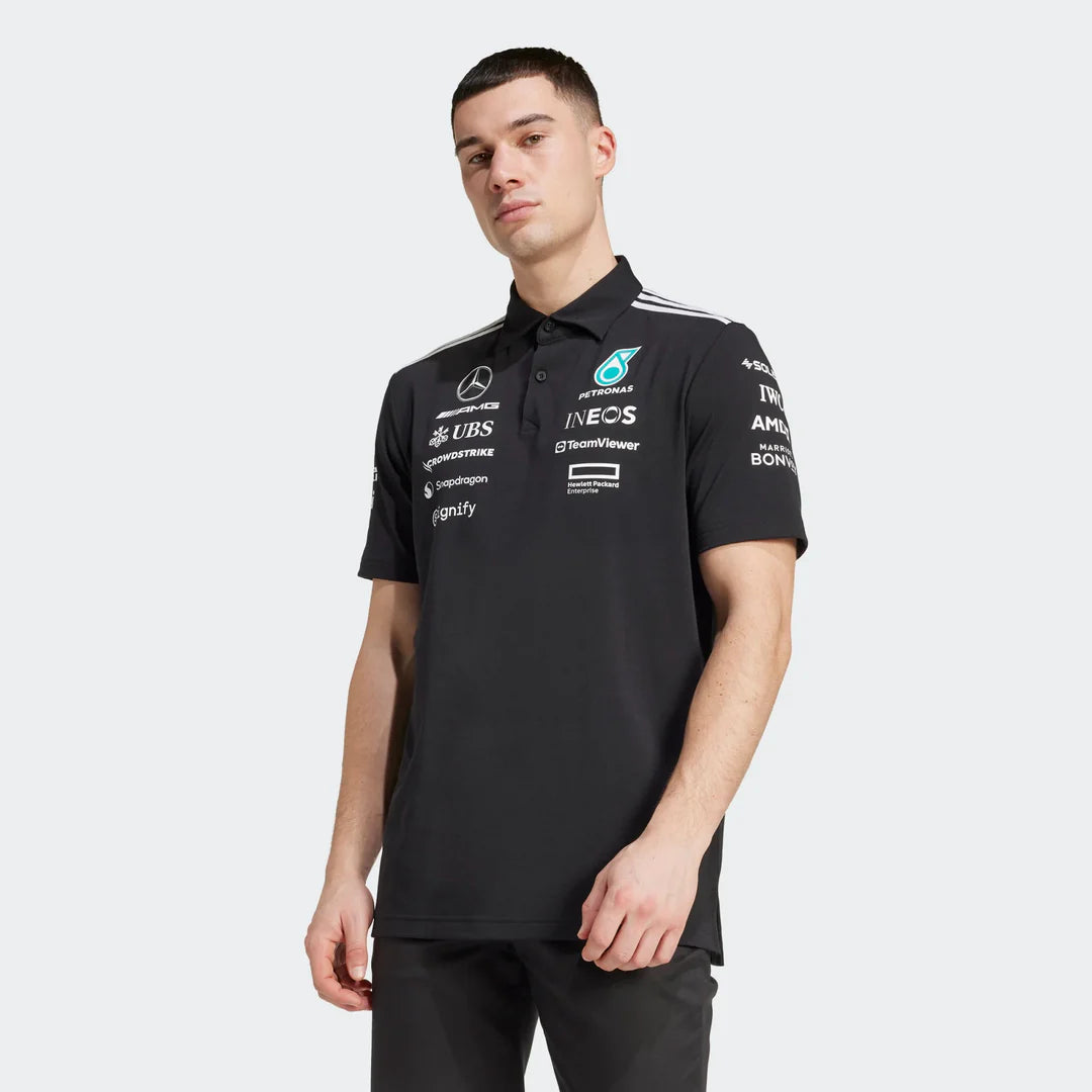 Mercedes-Amg Petronas F1 Men's Team Polo – 2025 Edition