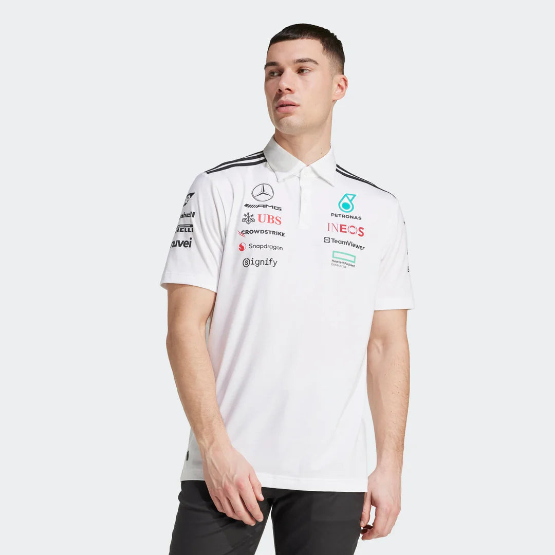 Mercedes-Amg Petronas F1 Men's Team Polo – 2025 Edition
