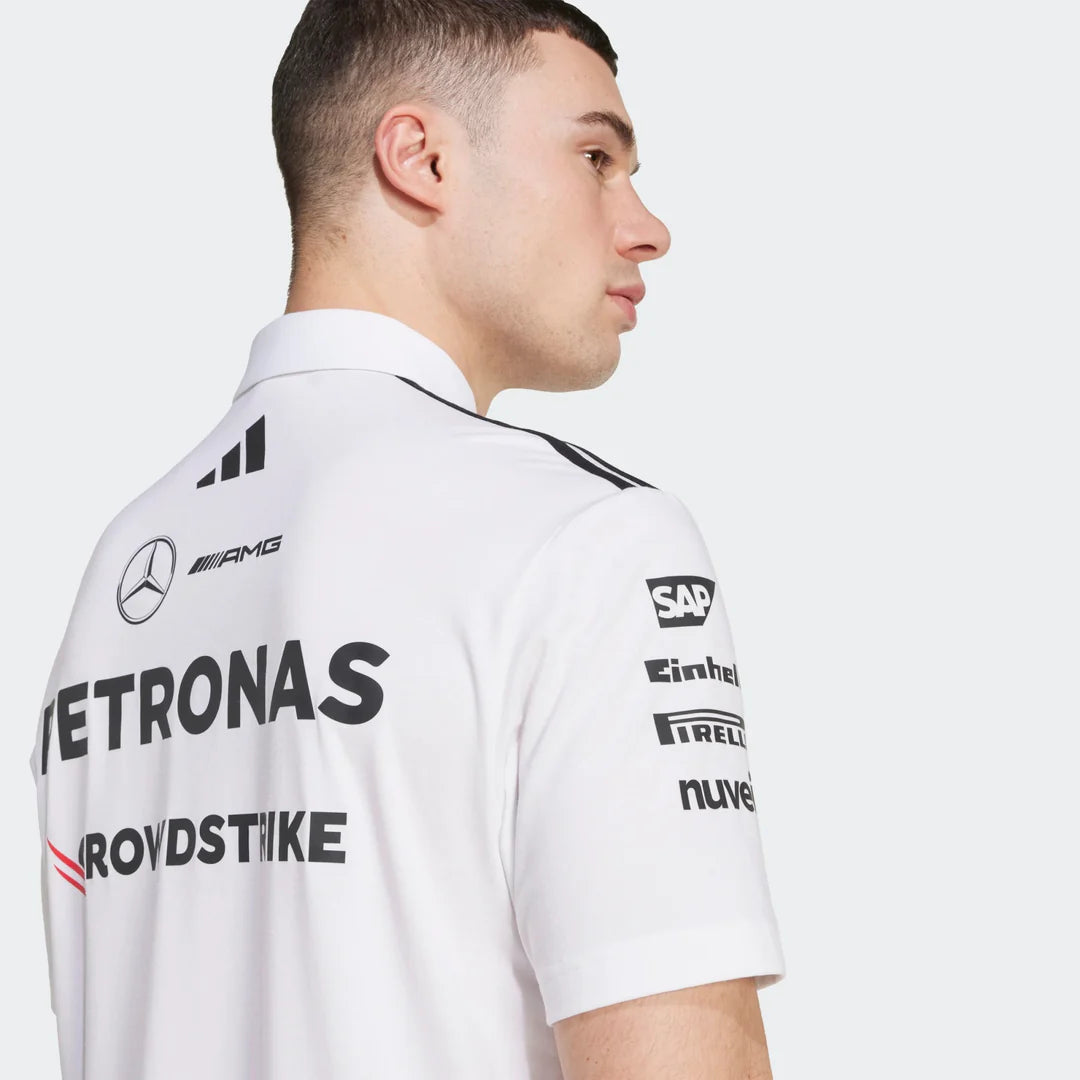 Mercedes-Amg Petronas F1 Men's Team Polo – 2025 Edition
