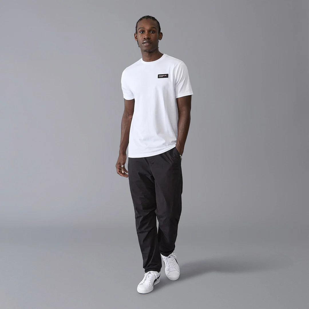 Porsche Motorsport Logo Performance Tee Black/White – 2025 Edition