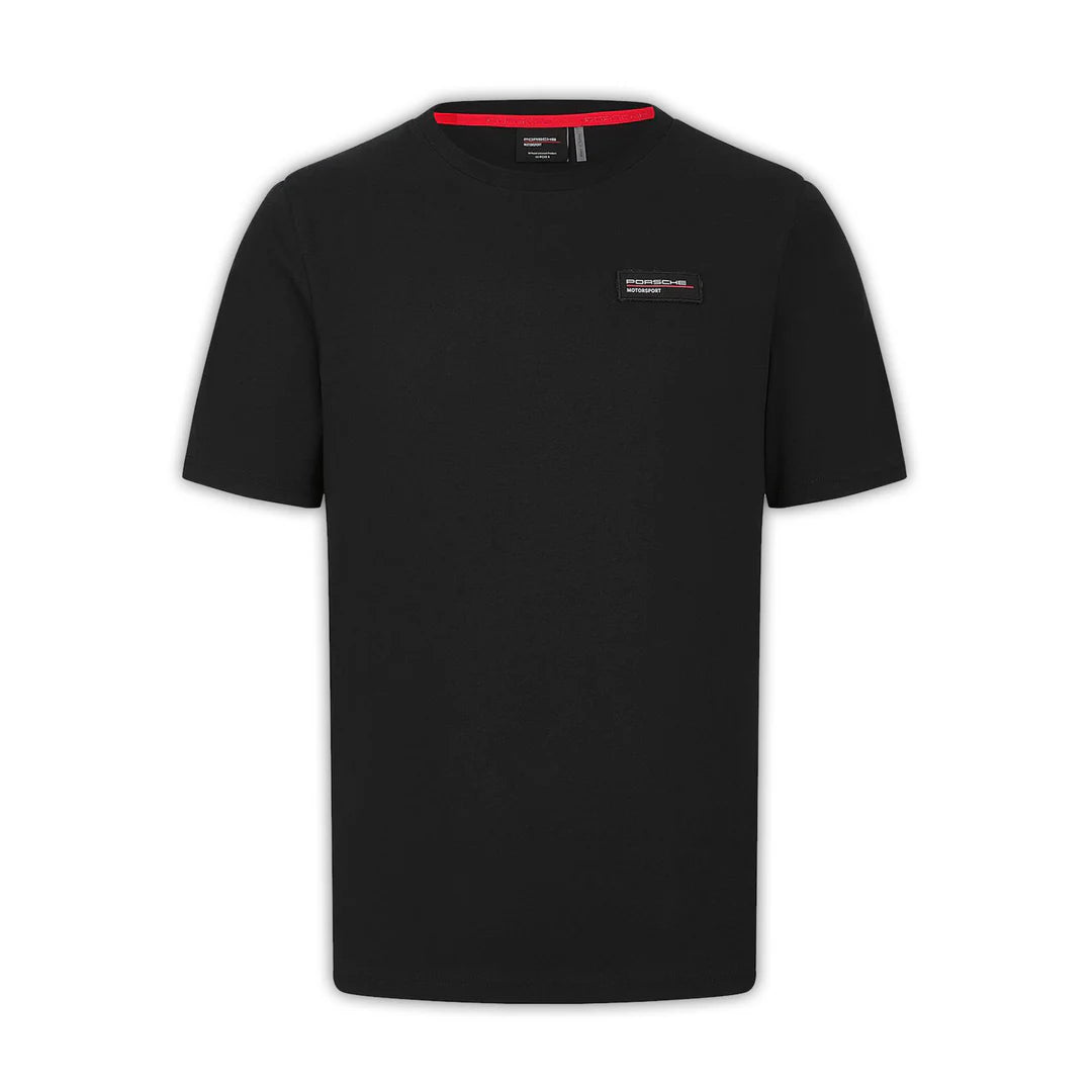 Porsche Motorsport Logo Performance Tee Black/White – 2025 Edition