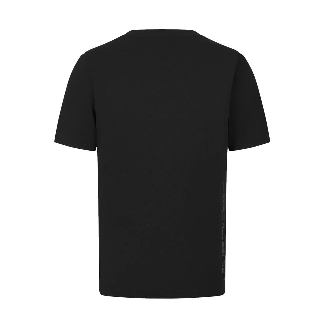 Porsche Motorsport Logo Performance Tee Black/White – 2025 Edition