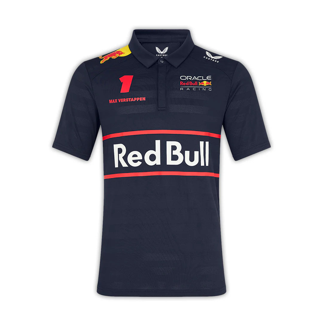 Red Bull Racing Men's Team Polo Shirt Verstappen Night Sky – 2025 Edition