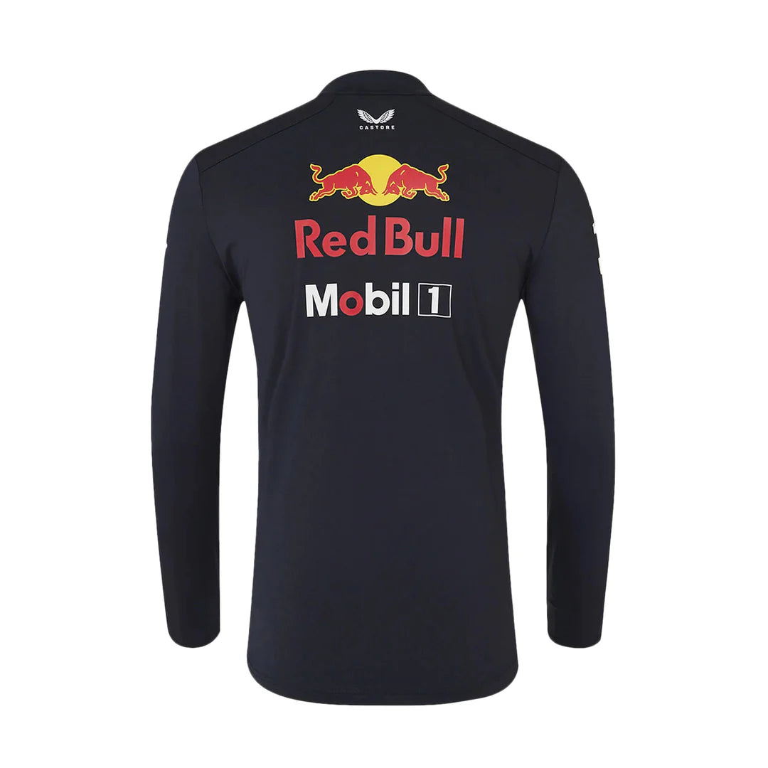 Red Bull Racing Unisex Team 1/4 Zip Midlayer Night Sky – 2025 Edition