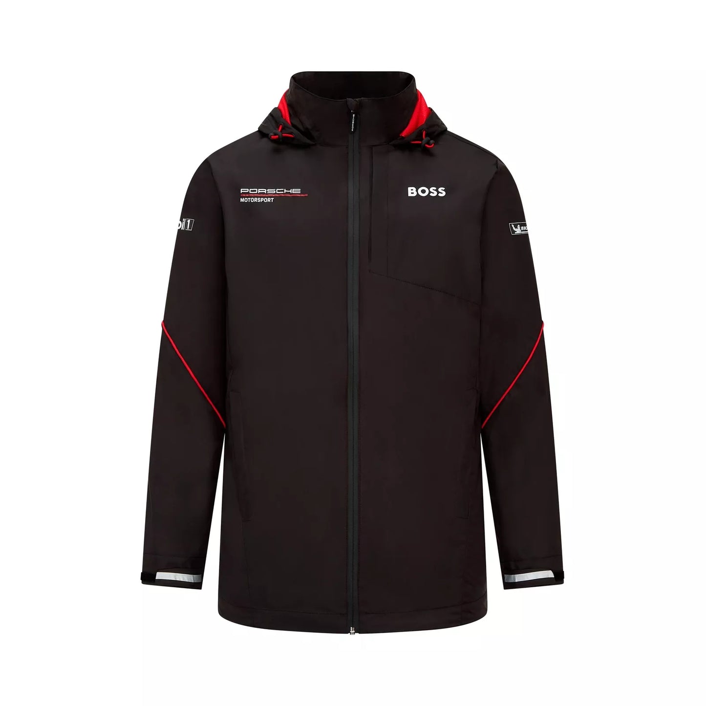 Porsche Motorsport Team Rain Track Jacket Black – 2025 Edition