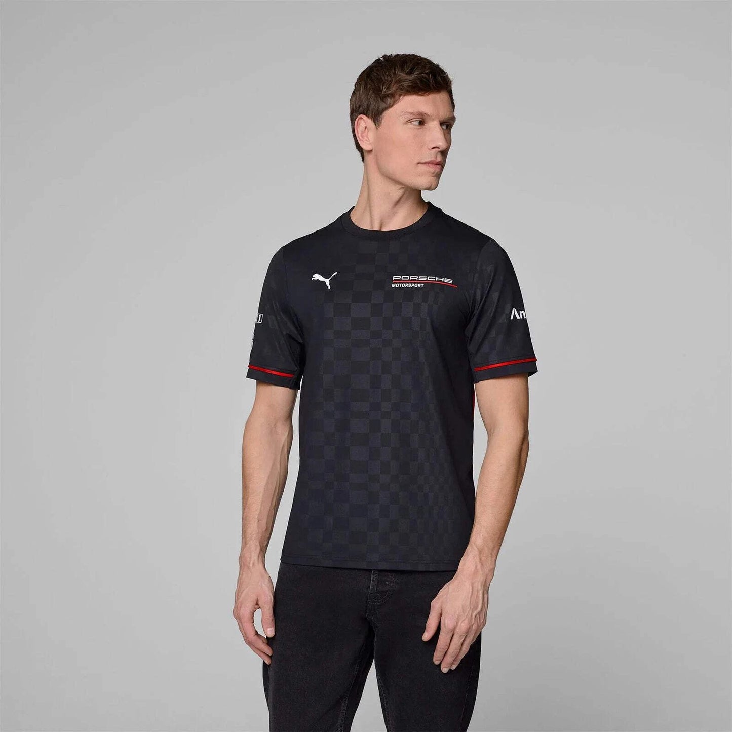 Porsche Motorsport Men's Performance Tee Black – 2025 Edition