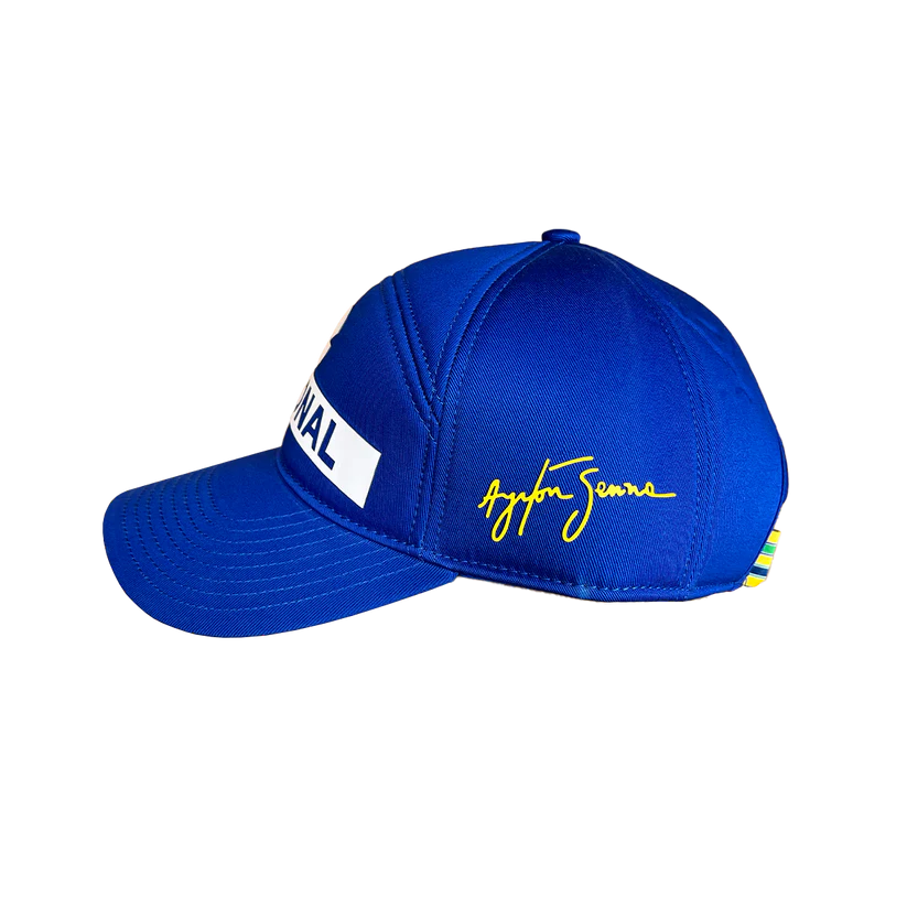Ayrton Senna F1 Legacy Series Nacional Replica Race Baseball Cap