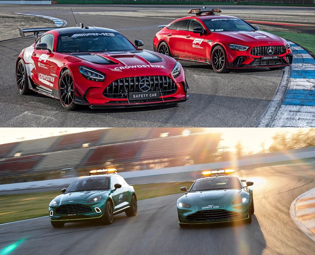 AMG Muscle or British Brilliance? The Battle of the F1 Safety Cars