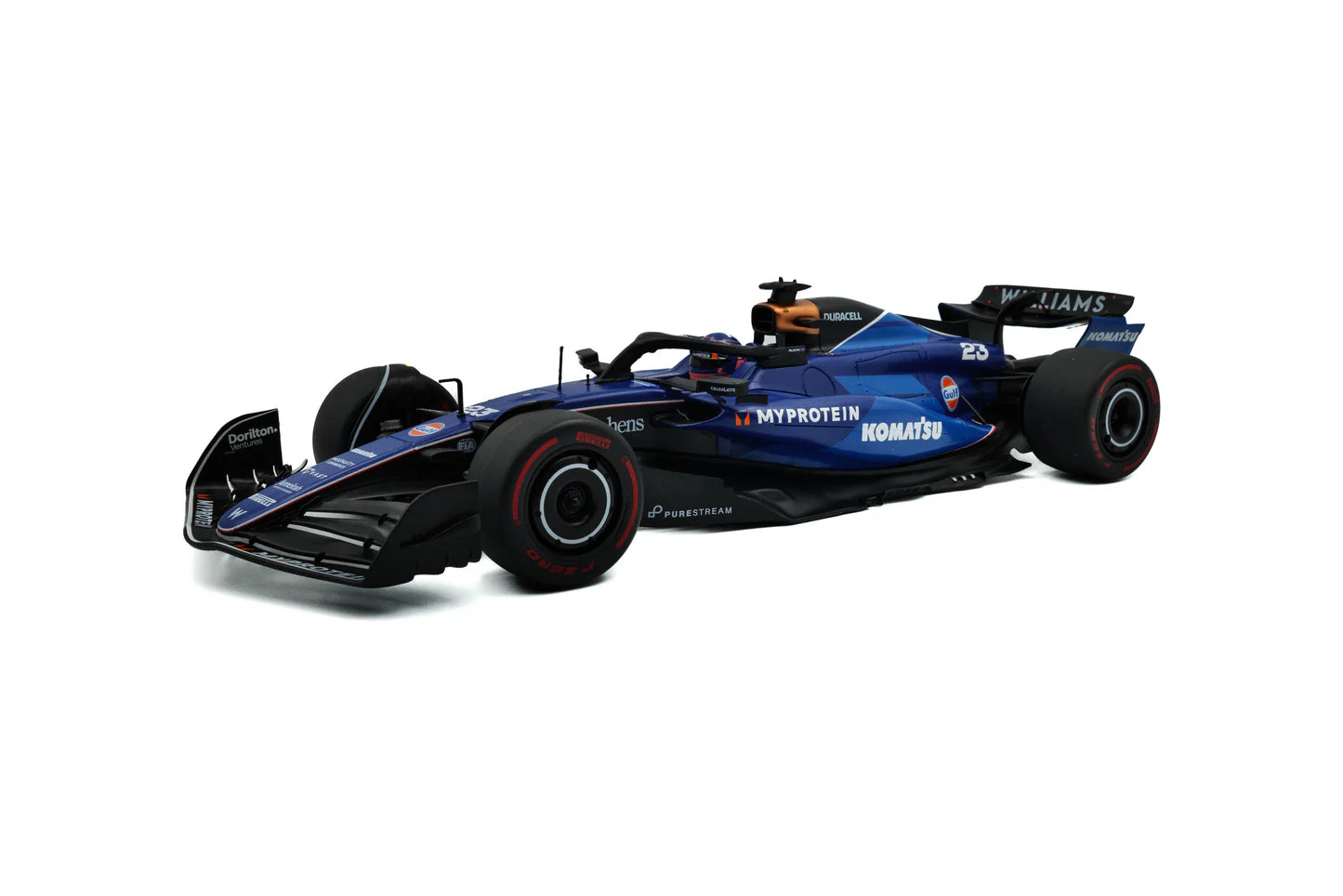 1:18 WILLIAMS F1 TEAM FW46 BLUE ALEX ALBON 2024
