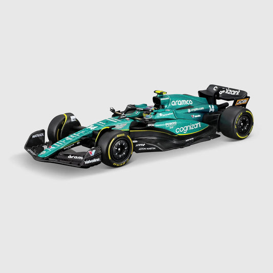1:43 Aston Martin F1 AMR23 Diecast Model – Fernando Alonso by Bburago
