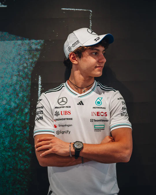 MERCEDES AMG PETRONAS F1 RP ANTONELLI #12 CAP (WHITE/BLACK) 2025