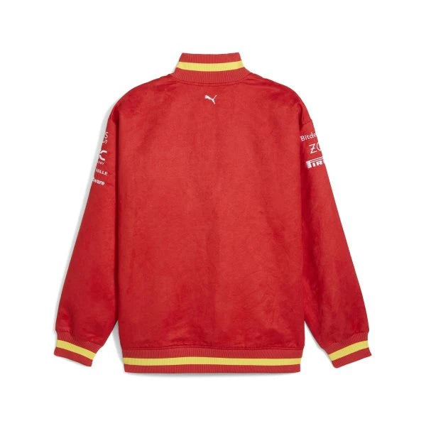SCUDERIA FERRARI VARSITY JACKET  RED 2025