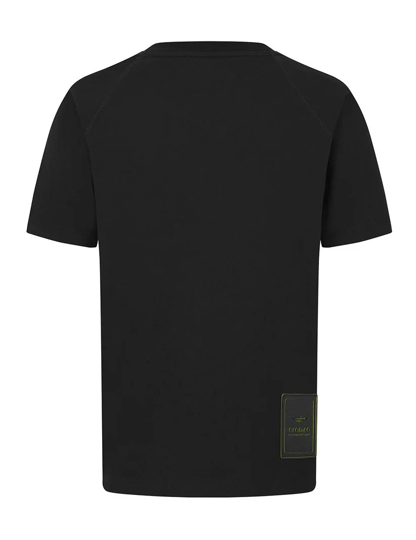 ASTON MARTIN F1 LOGO STEALTH TEE BLACK 2025