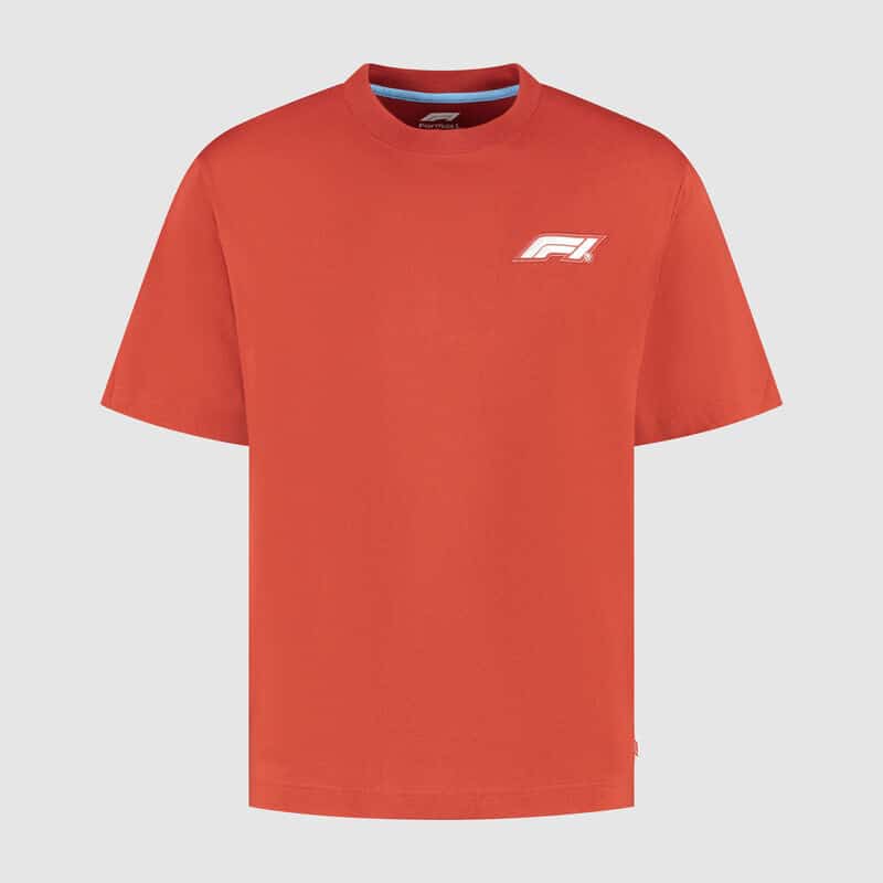 F1 FW HERITAGE LOGO TEE HERITAGE RED
