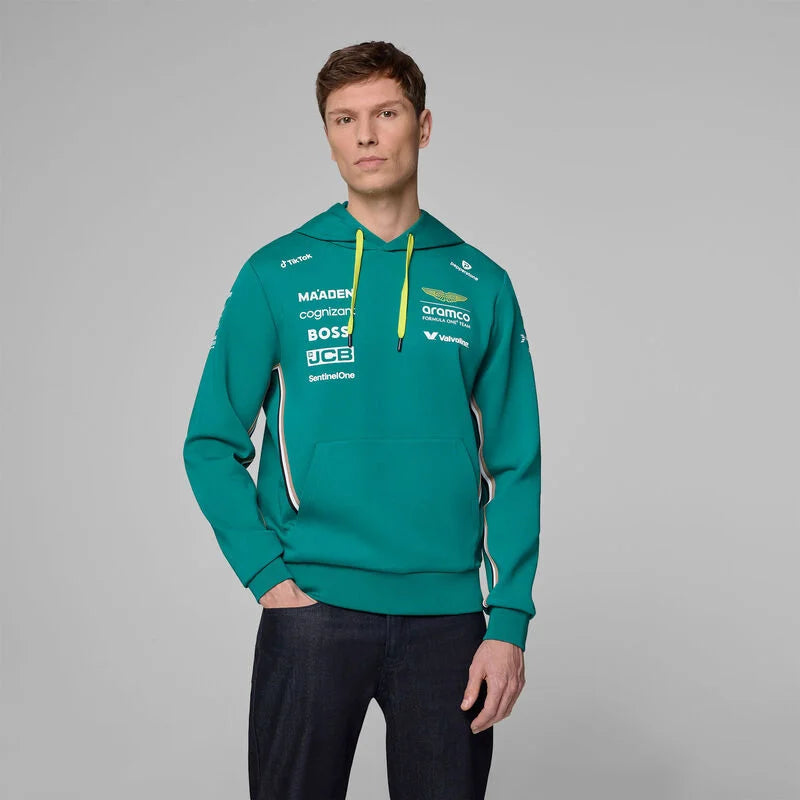 Aston Martin F1 Drivers Hoodie Green – 2025 Edition