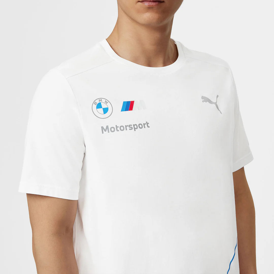 BMW M Series Motorsport Performance Tee – White Edition – 2024 Edition