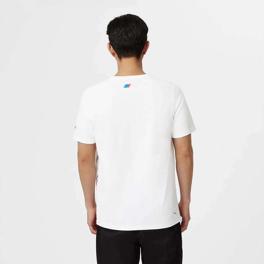 BMW M Series Motorsport Performance Tee – White Edition – 2024 Edition