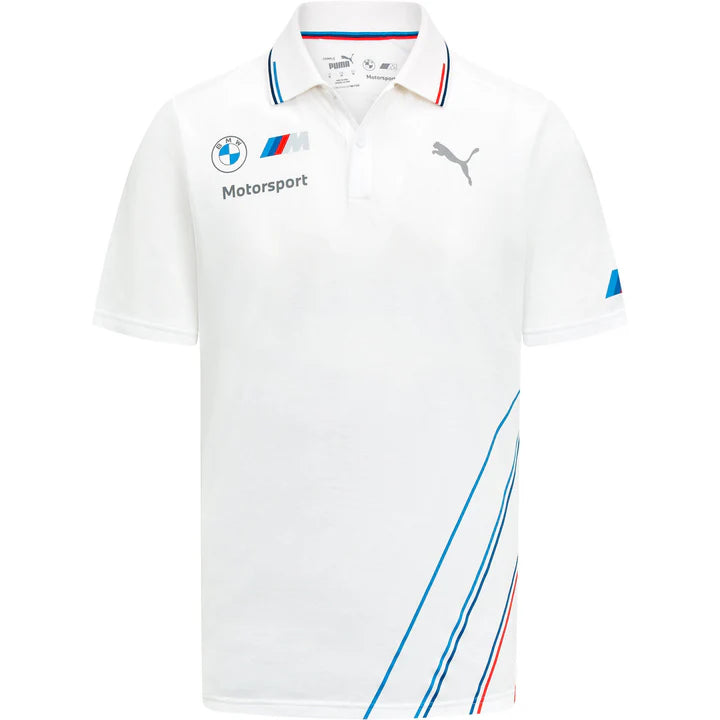 BMW M Series Motorsport Team Polo – White Edition – 2024 Edition