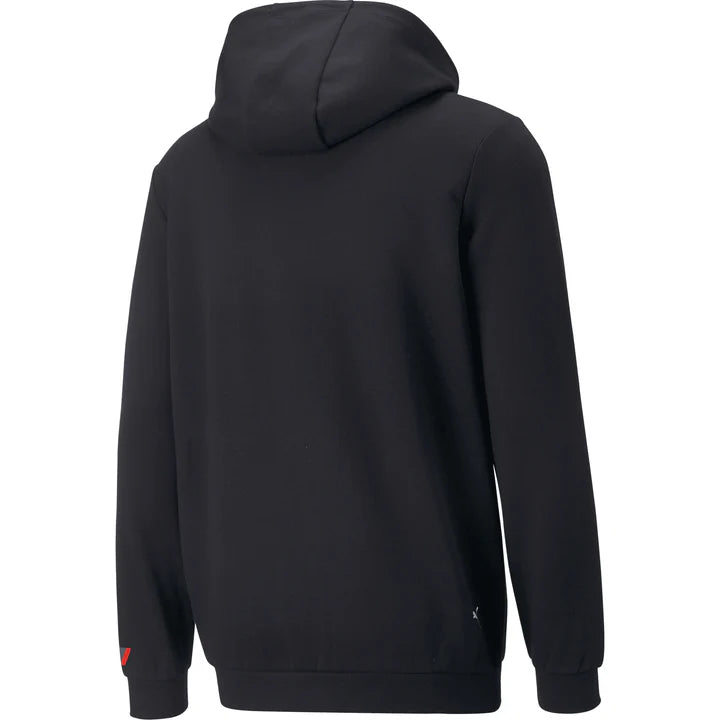 BMW Motorsport Men's Full Zip Hooded Pullover Grey – 2024 Edition