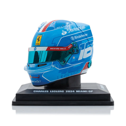 MINI HELMET IN SCALE 1:5 CHARLES LECLERC MIAMI LIMITED EDITION