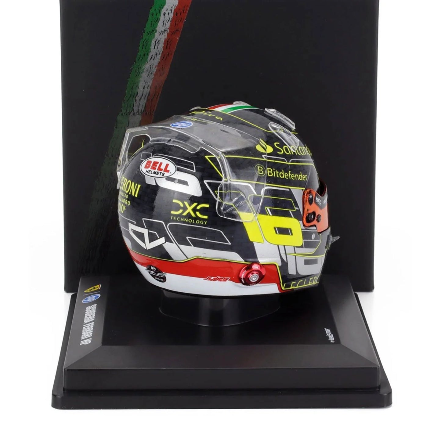 MINI HELMET 1:5 CHARLES LECLERC MONZA 2024 GP WINNER LIMITED EDITION