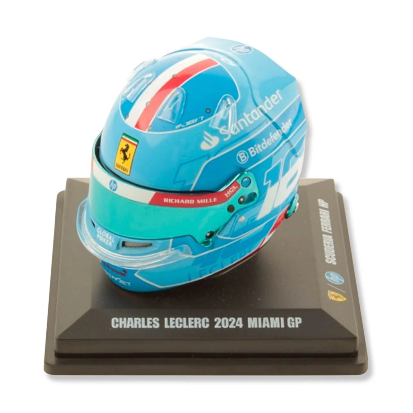 MINI HELMET IN SCALE 1:5 CHARLES LECLERC MIAMI LIMITED EDITION