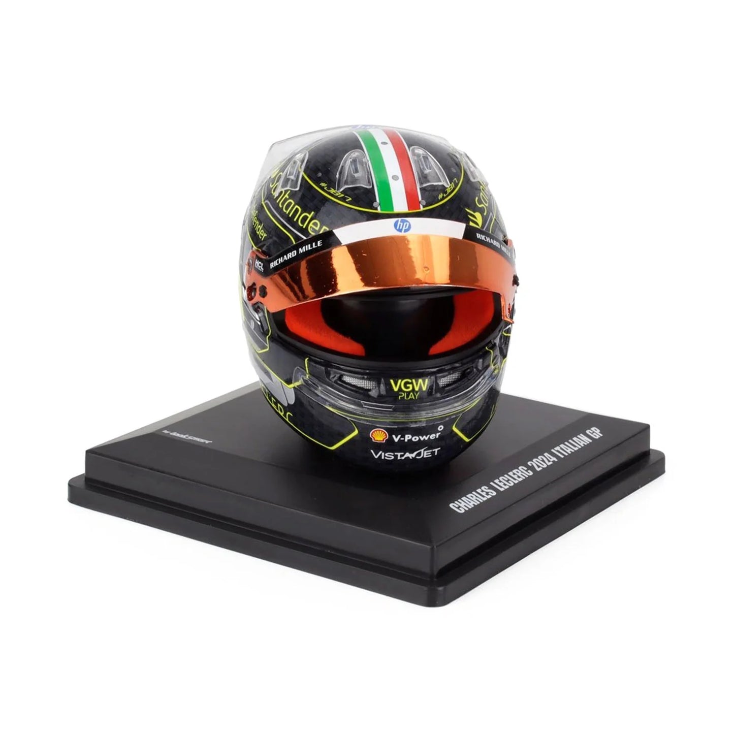 MINI HELMET 1:5 CHARLES LECLERC MONZA 2024 GP WINNER LIMITED EDITION