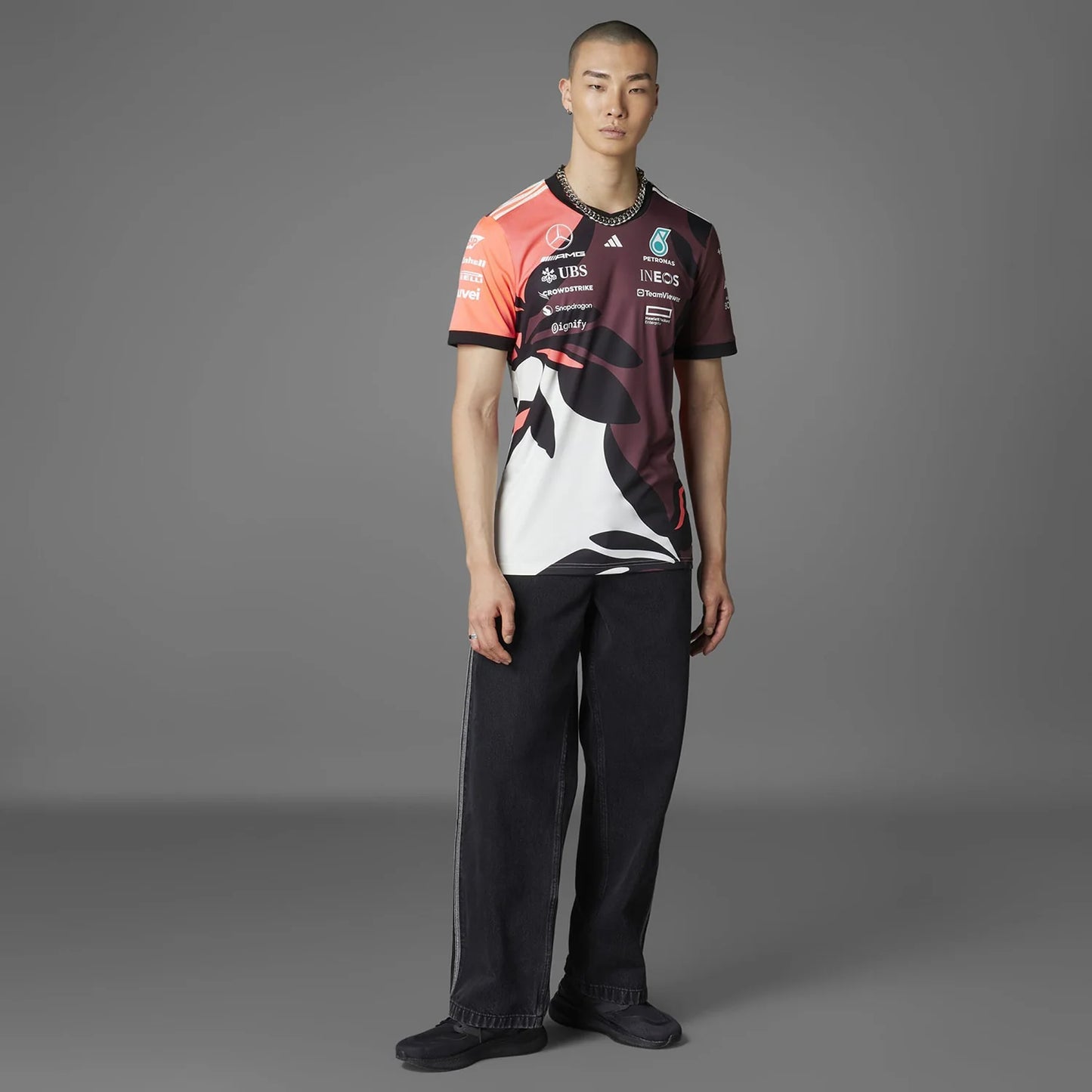 MERCEDES AMG PETRONAS F1 2025 TEAM SE TEE 2025-MIAMI EDITION