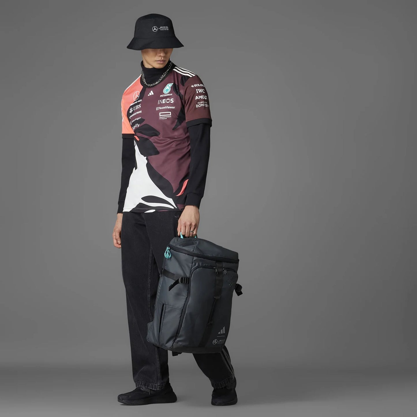 MERCEDES AMG PETRONAS F1 2025 TEAM SE TEE 2025-MIAMI EDITION