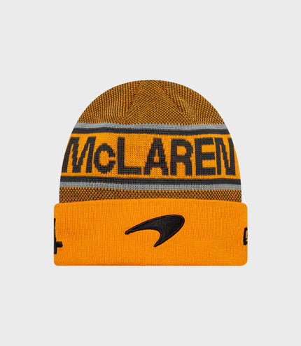 MCLAREN LANDO NORRIS #4 CUFF BEANIE LIMITED EDITION