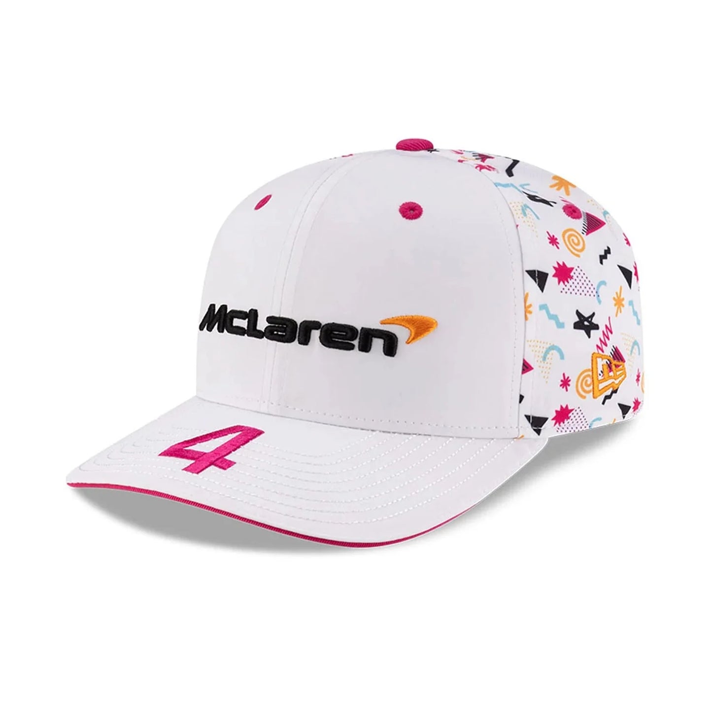 MCLAREN F1 RACING NORRIS #4 SE MIAMI 9SEVENTY SS CAP WHITE LIMITED EDITION 2025