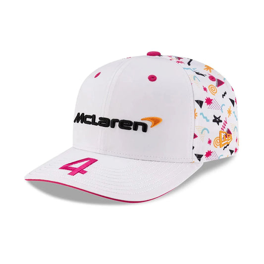 MCLAREN F1 RACING NORRIS #4 SE MIAMI 9SEVENTY SS CAP WHITE LIMITED EDITION 2025
