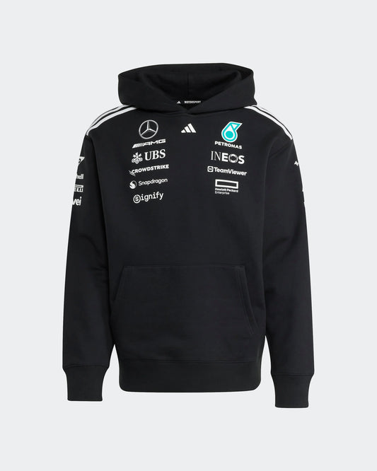 Mercedes-Amg Petronas F1 Men's Hoodie Black – 2025 Edition