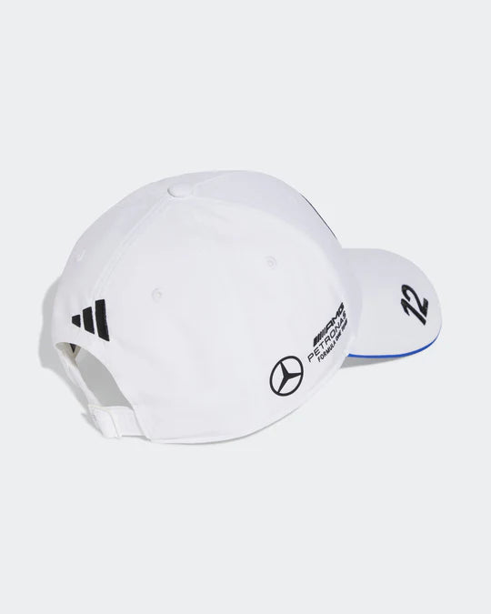 MERCEDES AMG PETRONAS F1 RP ANTONELLI #12 CAP (WHITE/BLACK) 2025