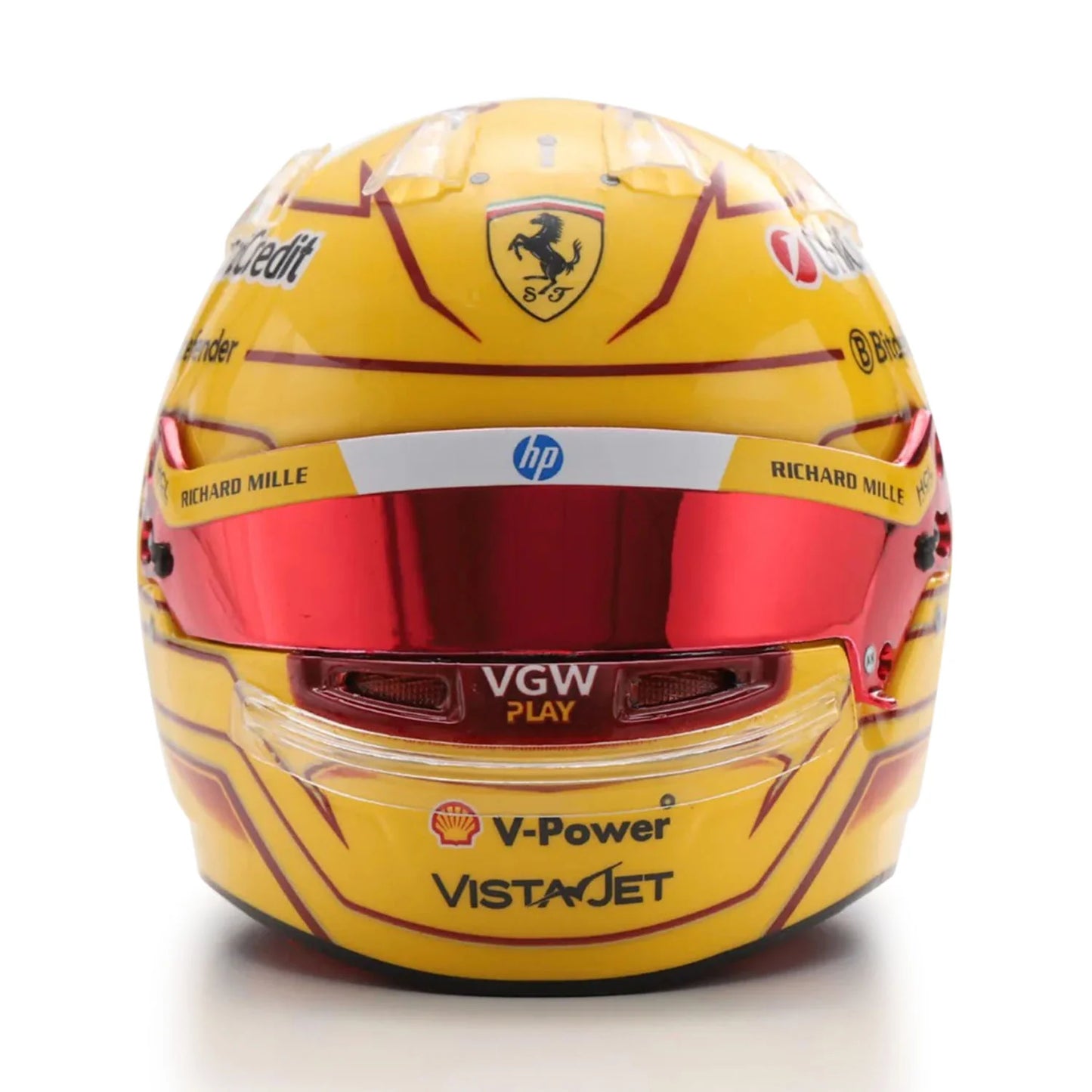 MINI HELMET IN SCALE 1:5 LEWIS HAMILTON SCUDERIA FERRARI 2025 LIMITED EDITION