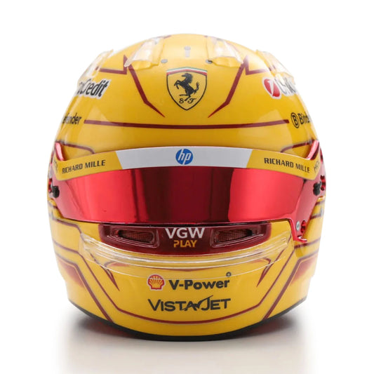 MINI HELMET IN SCALE 1:5 LEWIS HAMILTON SCUDERIA FERRARI 2025 LIMITED EDITION